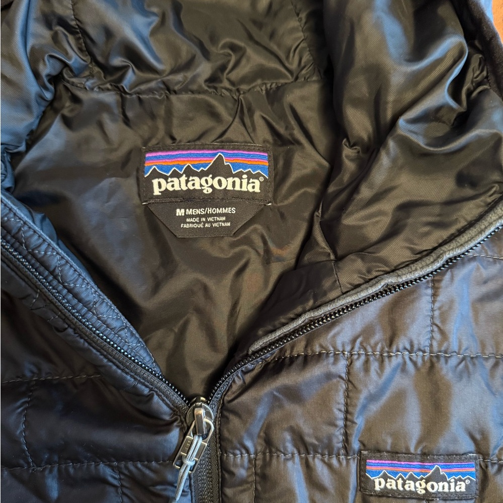 Patagonia Black Nano Puff Hoody